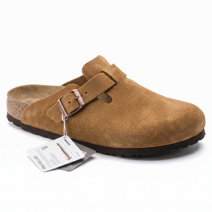 Boston Soft Footbed Suede Clogs